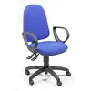 Image de Chaise UNISIT Team SY Asiento Acostado Azul Reposabrazos Rígidos