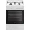 Image de Cuisinière à gaz Indesit I6GGKMWF 60 cm 4 feux 64 L blanc