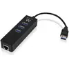 Image de Ewent Hub 3 ports USB 3.1 Gen1 avec port réseau Gigabit