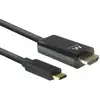 Image de Ewent EW9824 câble vidéo et adaptateur 2 m USB Type-C HDMI Type A (Standard) Noir