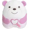 Image de Peluche Chicco Tendre Ourson Rose avec Veilleuse et Sons de la Nature