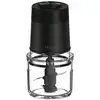 Image de Hachoir électrique Haier HCH5B1 011 0,5L verre inox double vitesse noir