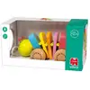 Image de Jouet d'éveil Goula Gusanito en bois multicolore dès 1 an