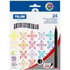 Image de Milan 61264 Boite de 24 feutres pointe pinceau couleurs assorties