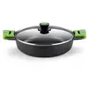 Image de BRA Prior Casserole basse avec couvercle en verre 36 cm Téflon