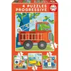 Image de Puzzle de 6-9-12-16 pièces progressifs patrouille de sauvetage Educa 21x31x7 cm