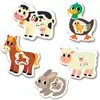 Image de Puzzle de 5 pièces animaux de la ferme Educa 20x25x4 cm