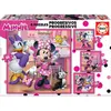 Image de Puzzle de 12-16-20-25 pièces progressif Disney Minnie 21,7x31,6x4,6 cm