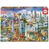 Image de Puzzle de 1500 pièces Educa Simbolo América 30x43,3x5,6 cm
