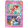 Image de Puzzle de 2 x 48 pièces Disney Princess 32x21x5 cm