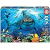 Image de Puzzle de 500 pièces Educa Gran Tiburón 24x33x5 cm