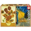 Image de Puzzle de 2 x 1000 pièces Educa Van Gogh 43x30x6 cm