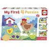 Image de Puzzle progressif Animal 4 en 1 Educa My First 29x34x5 cm