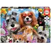 Image de Puzzle de 200 pièces Educa Sefie Mascotas 23x34x5 cm