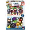 Image de Puzzle Educa Spidey & His Amazing Friends 2x20 pièces