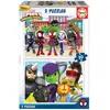 Image de Puzzle de 2 x 20 pièces Educa Spidey 19x27x4 cm