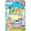Image de Lot de100 puzzles double en bois Educa 23,2x33,7x29,1 cm