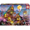 Image de Puzzle de 500 pièces La maison des Faires Educa 29x25,1x35 cm