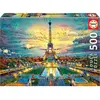 Image de Puzzle de 500 pièces Torre Eiffel Paris Educa 29x25,1x35 cm