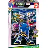 Image de Puzzle de 300 pièces néon Sonic Educa 23,2x33,7x29,1 cm