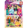Image de Puzzle de 2x48 pièces double Educa Disney Princesse 23,2x33,7x29,1 cm