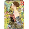 Image de Puzzle de 1000 pièces Educa Borras Lady with a Fan, Gustav Klimt 68x48 cm