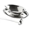 Image de Saucière sur plateau avec cuillère en inox Lacor 22x12x6,5 cm