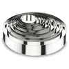 Image de Cercle à tarte rond Lacor 18/10 - 7,5x4 cm TU