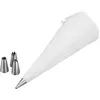 Image de Poche à douille à décorer + 4 douilles en inox Lacor 30 cm