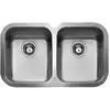 Image de Fregadero Teka BE 2C 765 Acero Inoxidable Doble Seno Rectangular 340x400 mm