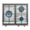 Image de Teka EX 60.1 3G AI AL DR CI Plaque Gaz Butane 3 Zones 60cm Inox