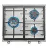 Image de Teka EX 60.1 3G AI AL DR CI Plaque de Cuisson Gaz Naturel 3 Zones 60cm Inox