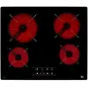 Image de Plaque vitrocéramique Teka TB 6415 4 zones Touch Control 6300 W noire