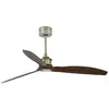 Image de Ventilateur de plafond Faro Just Fan avec télécommande 32W Or/Bois