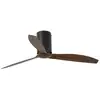 Image de Faro Mini Tube Fan Ventilateur de Plafond avec Commande 32W Noir Mat/Bois