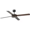 Image de Ventilateur de plafond Faro Pole avec télécommande 34 W Marron