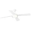 Image de Ventilateur de plafond Faro Hydra avec éclairage LED et télécommande 36 W Blanc