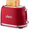 Image de Grille-pain rétro Ufesa Classic Pinup 7 niveaux de grillage 850W rouge