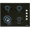 Image de Cata CIB 6031 BK Table de cuisson à gaz 4 zones noir
