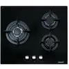 Image de Placa de gas CATA CCI 6021 BK 59 cm 3 zonas vidrio negro integrada