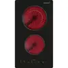 Image de Plaque vitrocéramique CATA TD 3002 BK 2 zones tactile 29 cm intégrée verre noir