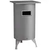 Image de Poêle à Bois Circulaire Edm 8 kW Sortie Arrière Gris Antracite