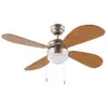 Image de Ventilateur de plafond FM Calefacción VT-105 105 cm 50 W 3 vitesses lumière intégrée