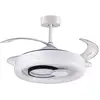 Image de Ventilateur de plafond Bel Air Hersa LED 116W 108cm 4 pales rétractables blanc