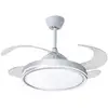 Image de Ventilateur de plafond Bel Air Toronto 72W LED 108cm 4 pales retractables blanc