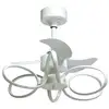Image de Ventilateur de plafond Bel Air Home Karla DC 30W LED 6 vitesses blanc