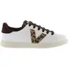 Image de Baskets effet cuir et imprimé animal femme Victoria 38