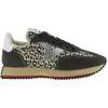 Image de Baskets en nylon imprimé animal et cuir fendu femme Victoria Cosmos 37