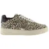 Image de Baskets en cuir fendu imprimé animal et métal femme Victoria Seul 37