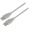 Image de Nanocable Cable USB 2.0 Tipo A Macho/Macho 2m Beige